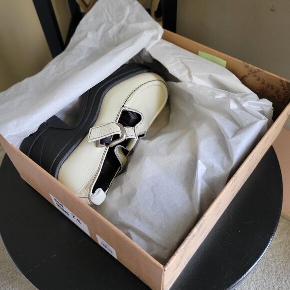 Free People Mayla WHT/ Black Patent Leather Platform Mary Janes- US SZ 7.5 - Picture 5 of 9